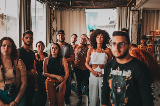 young professionals engaging in a financial networking event