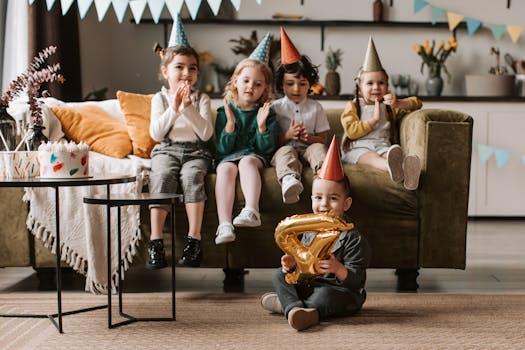 a family celebrating financial milestones