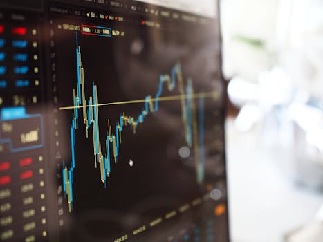 chart showing investment growth over time